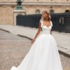 Milla Nova Blisse, Plain satin wedding dress